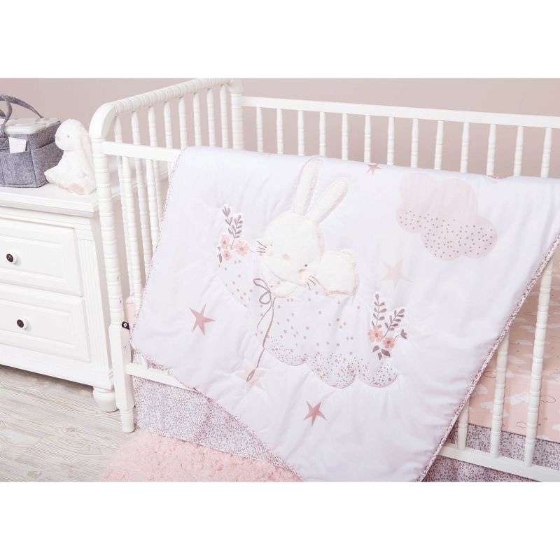 Sammy and Lou Cottontail Cloud Crib Bedding Set - 4pc