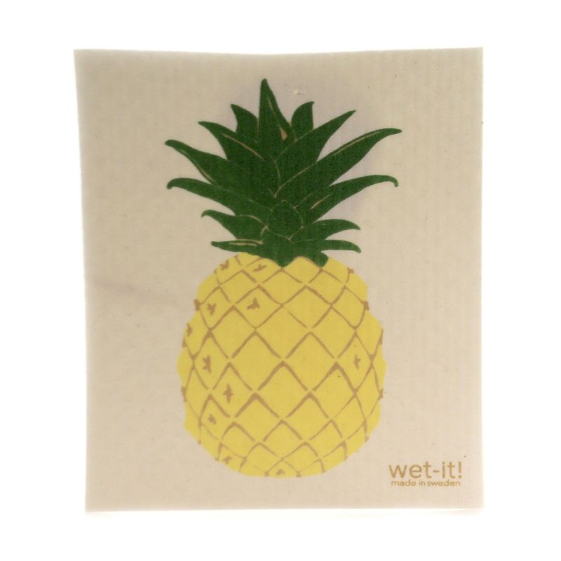 Swedish Dish Cloth 7.75" Delicious Fruit Set/4 Absorbent Cleaning Cloth Strawberry Grape  -  Dish Cloth