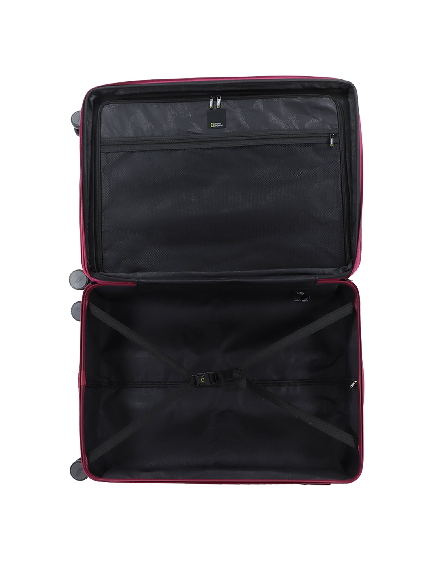 National Geographic Pulse  Burgundy Large check In  Luggage -28 Inch