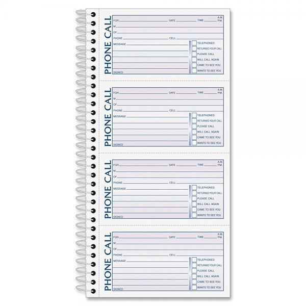 Adams Phone Message Book