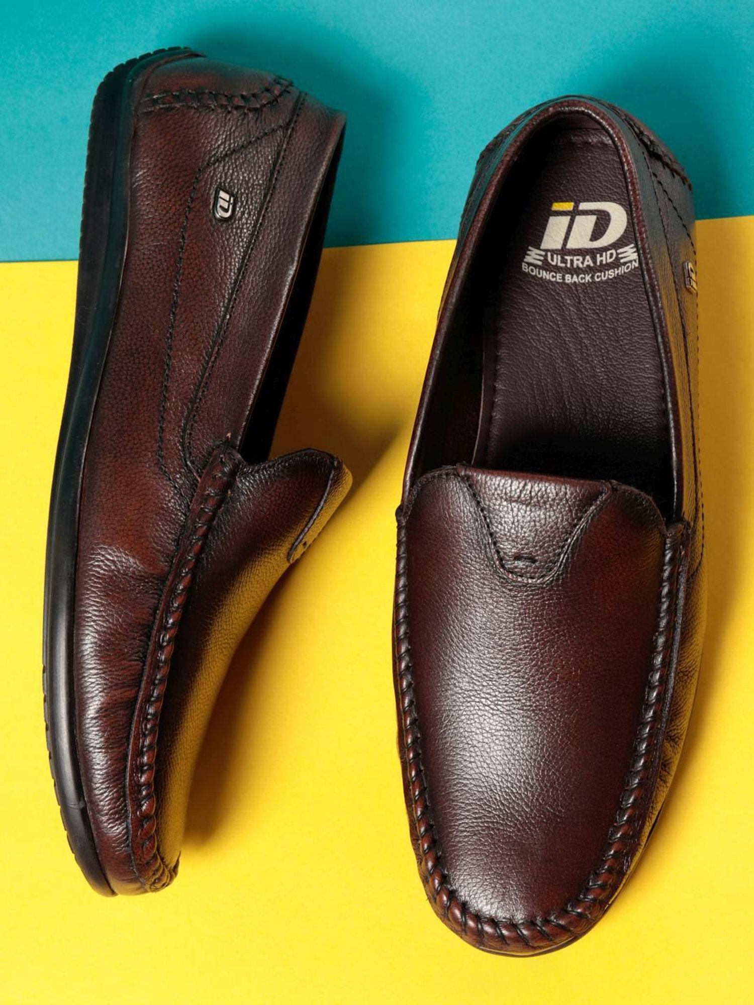 ID Men's Brown Casual Loafers