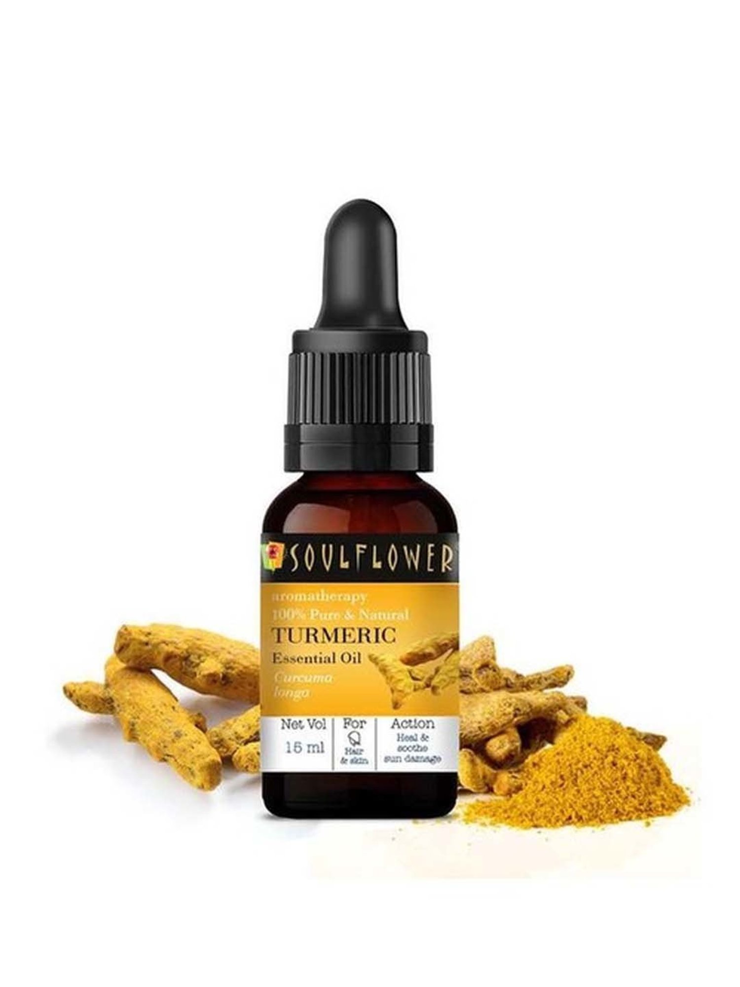 Soulflower Essential Oil Turmeric - 15 ml