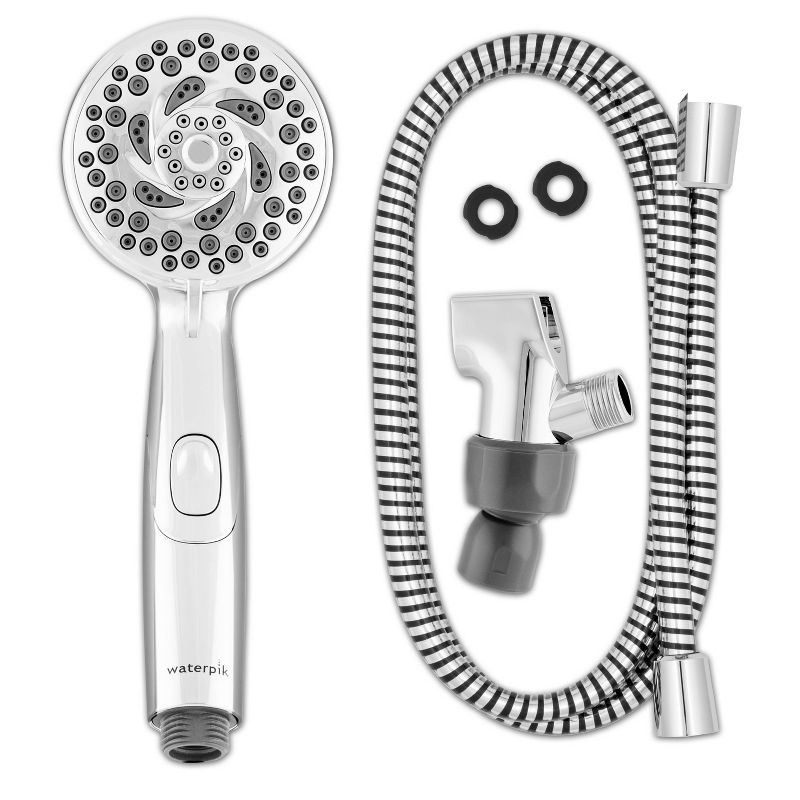 PowerSpray Hand Held Shower Head 6-mode Chrome- Waterpik