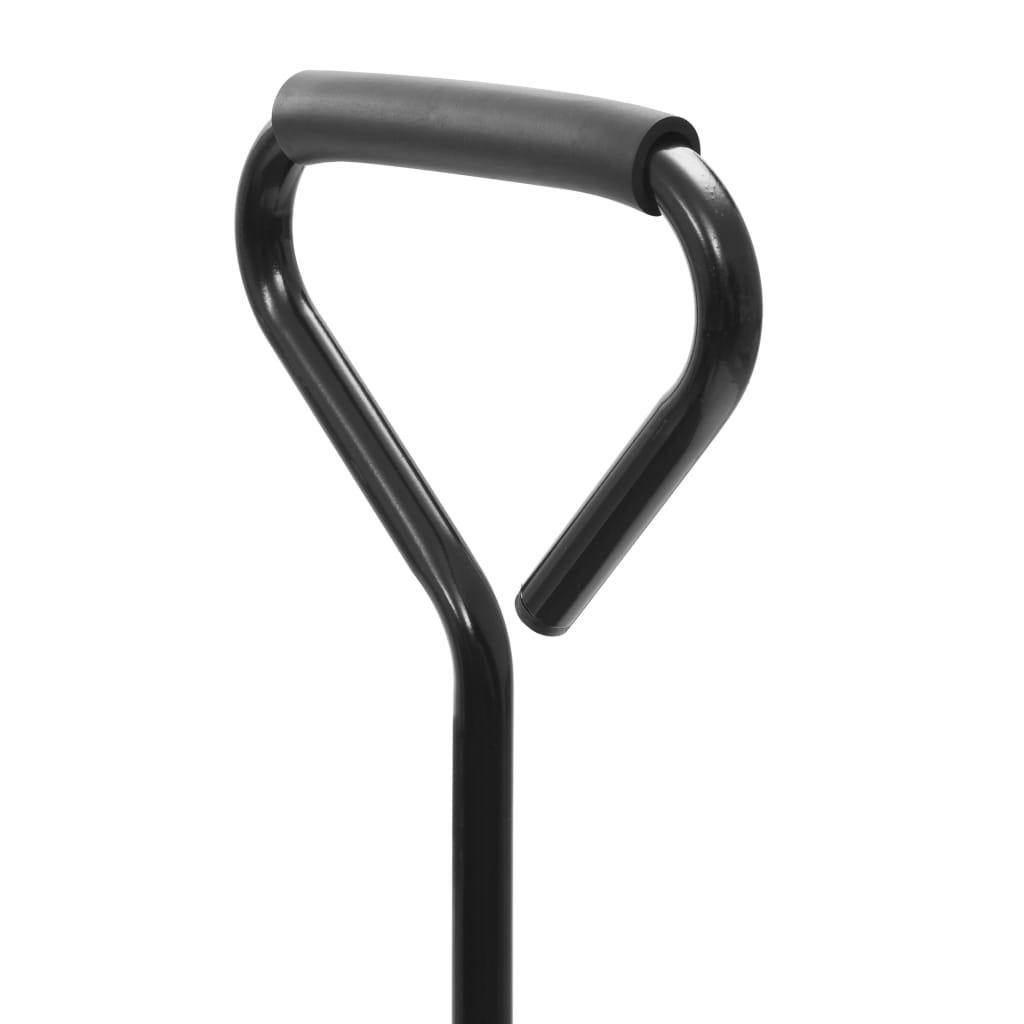 vidaXL Folding Hand Trolley Steel Red Foldable Wagon Garden Transpoart Cart