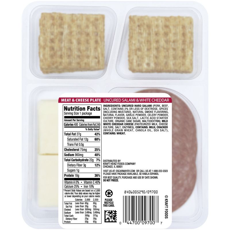 Oscar Mayer Natural Plate Salami - 3.3oz