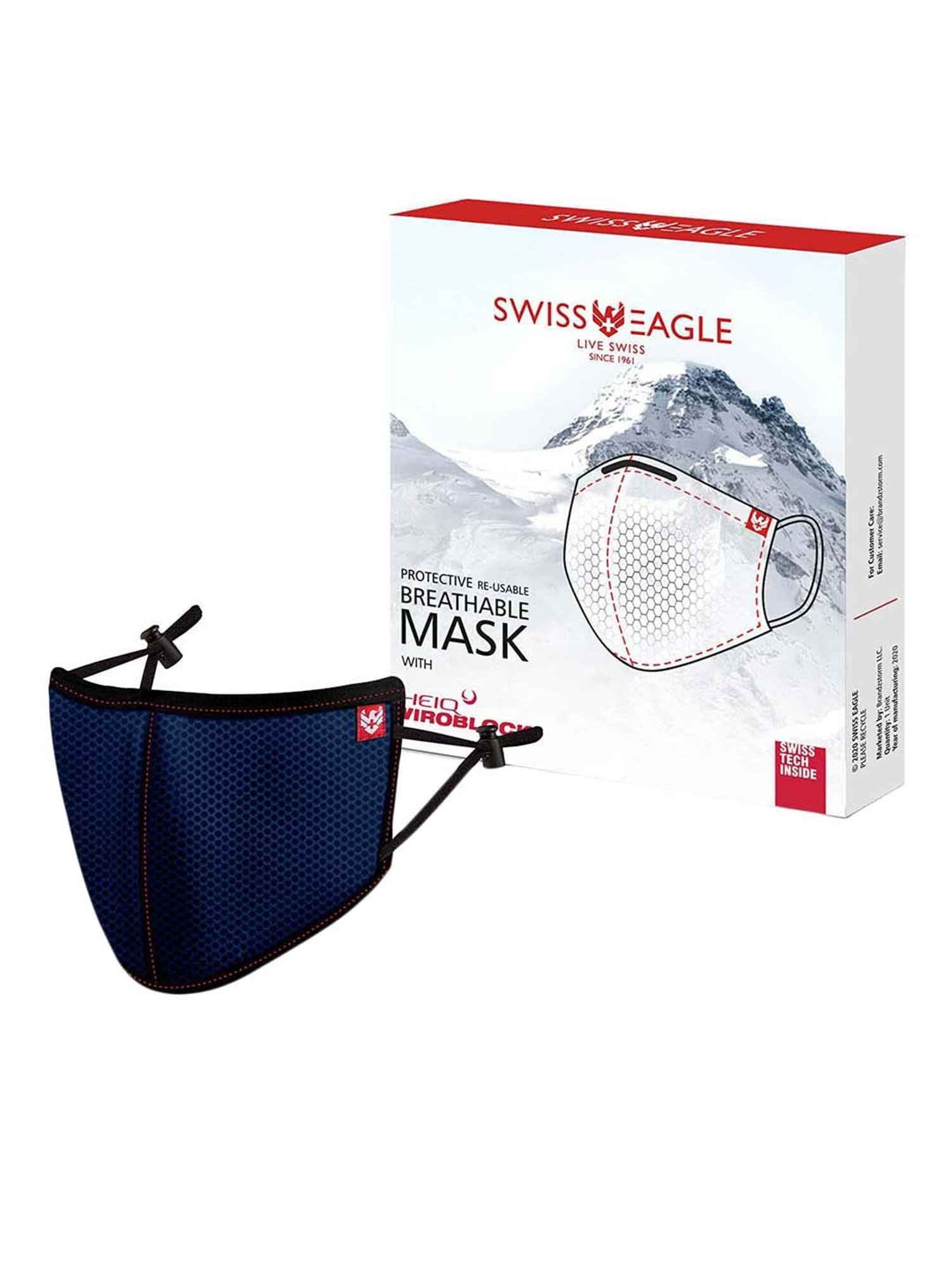 Swiss Eagle 6 Layered Reusable Face Mask