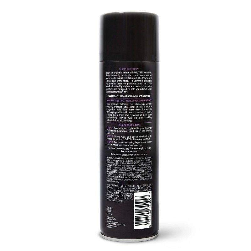 TRESemmé TRES Two Aerosol Hairspray For All Hair Types Freeze Hold - 11 fl oz