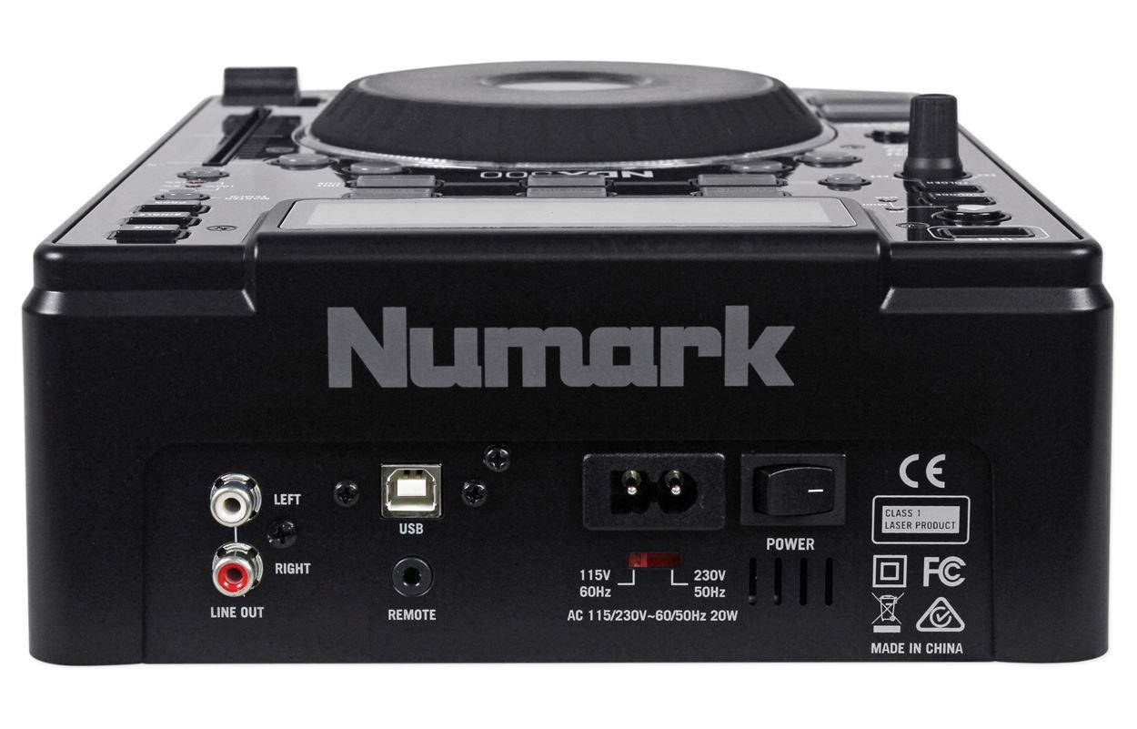 (2) Numark NDX500 DJ USB/CD Media Player Controllers+Bluetooth Mixer+Backpack