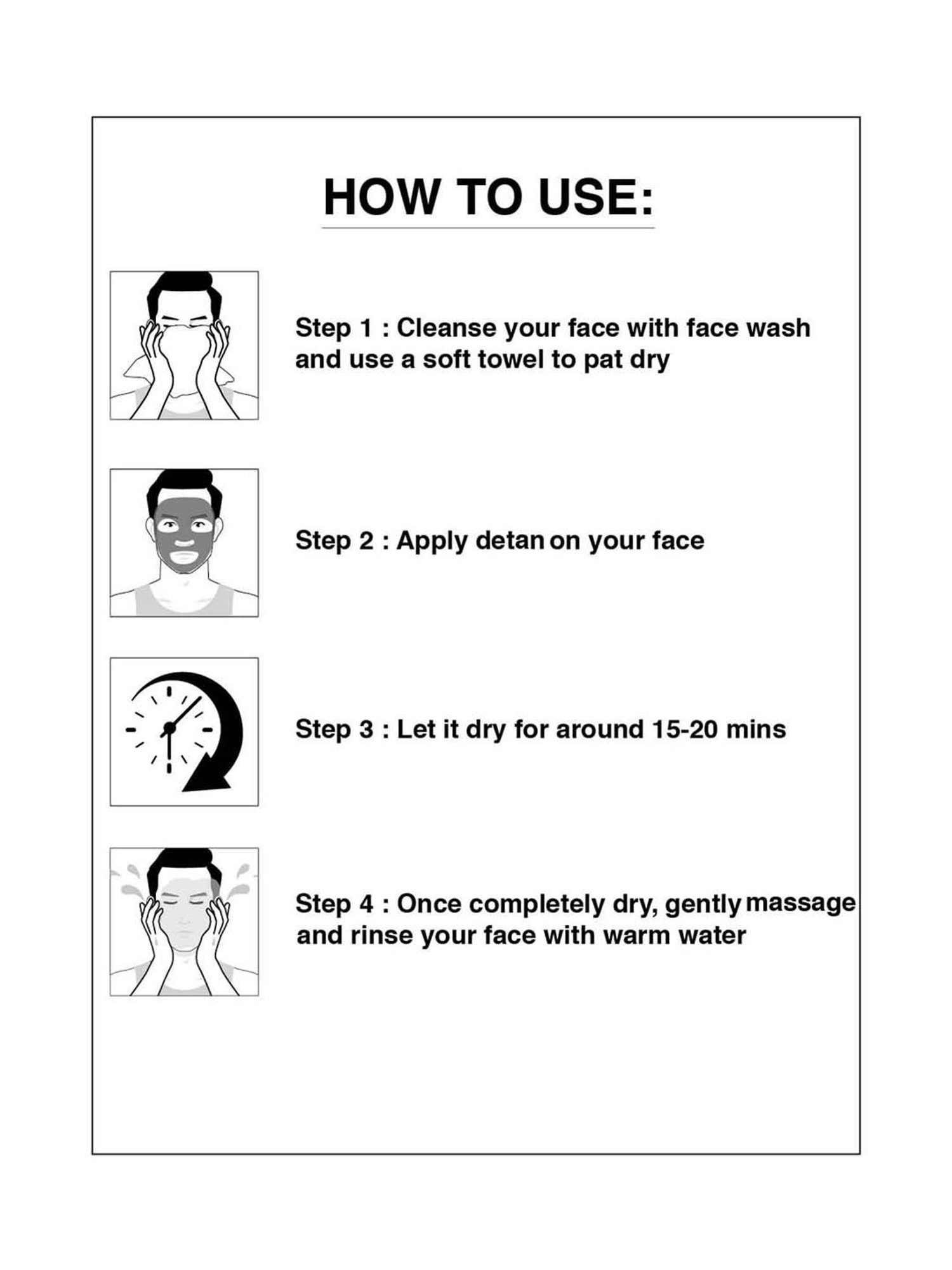 UrbanMooch De-Tan Face Pack Instant Results - Pack of 2 - 200 ml