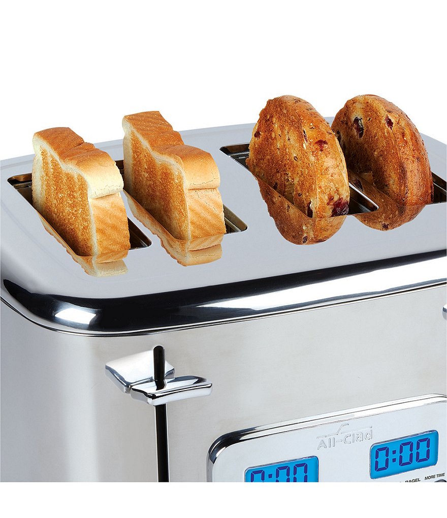 All-Clad Digital Stainless Steel 4-Slice Toaster