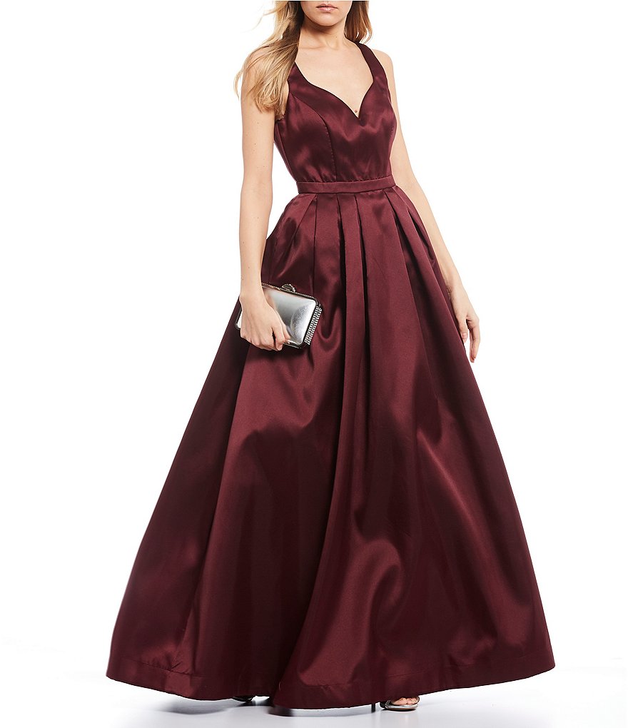 B. Darlin Tank Satin Ball Gown