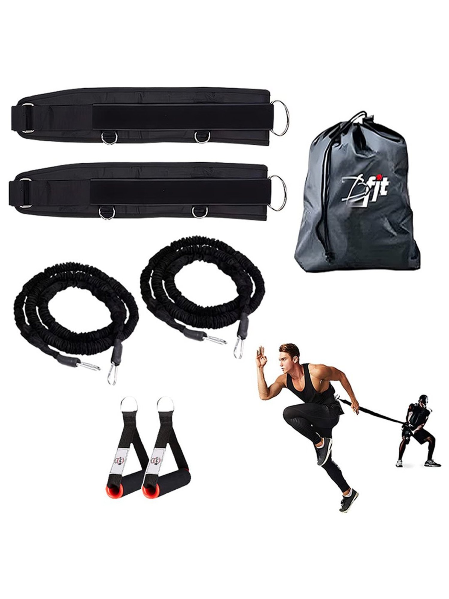 B Fit AB3003 Resistance Bungee Band (Black)