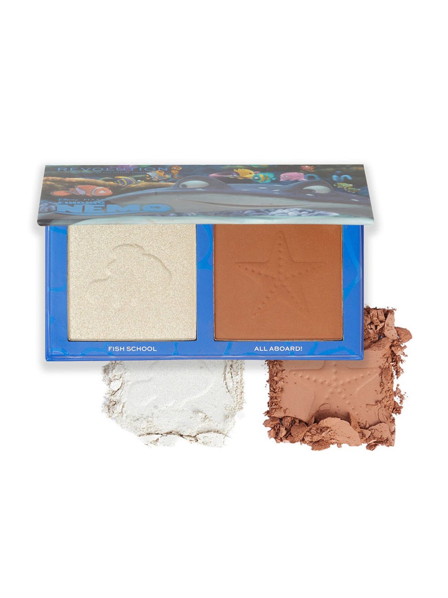 Makeup Revolution Disney Pixar's Finding Nemo Face Palette Wake Up - 9 gm