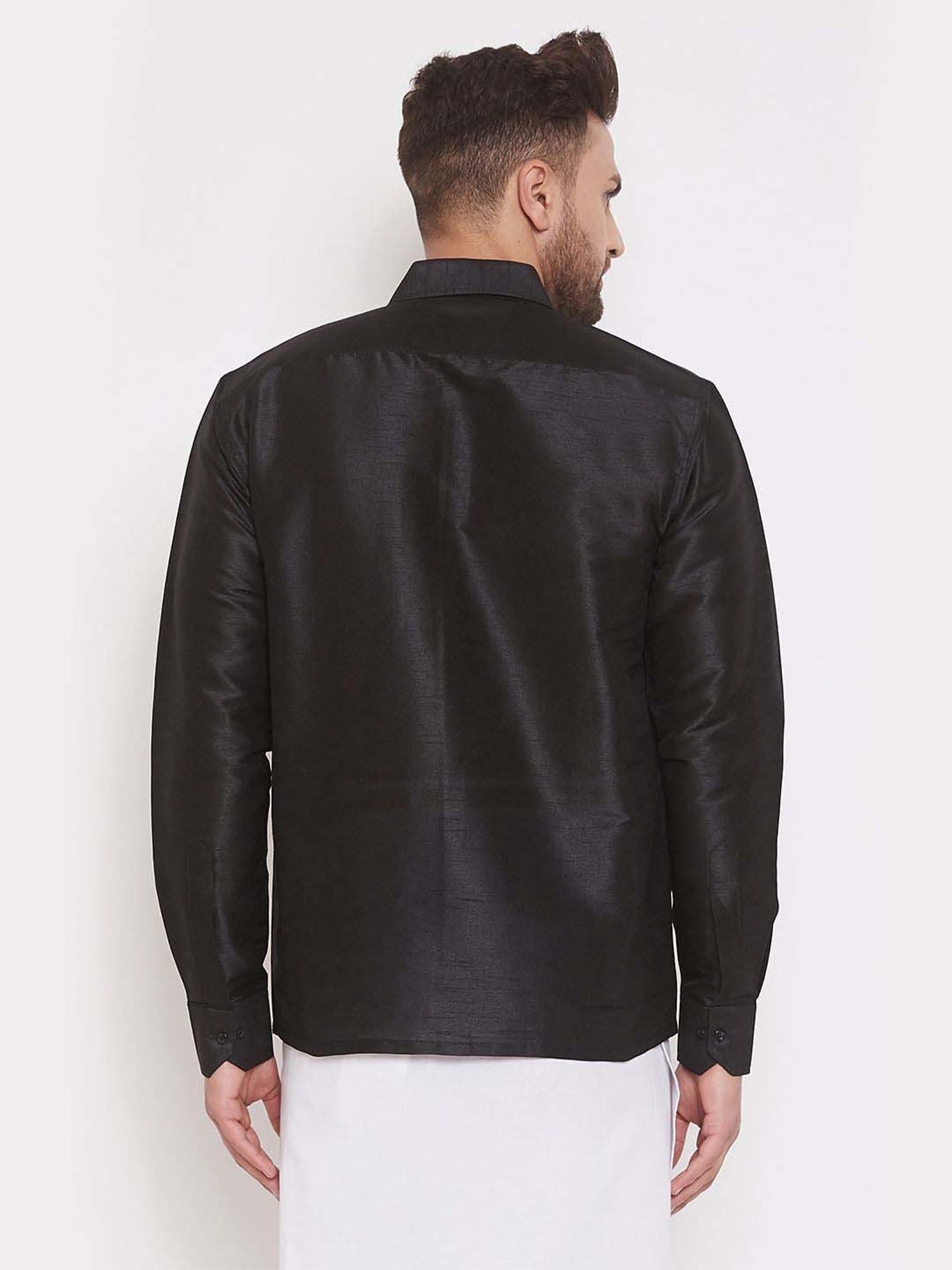 Ramraj Light Pink Regular Fit Shirt