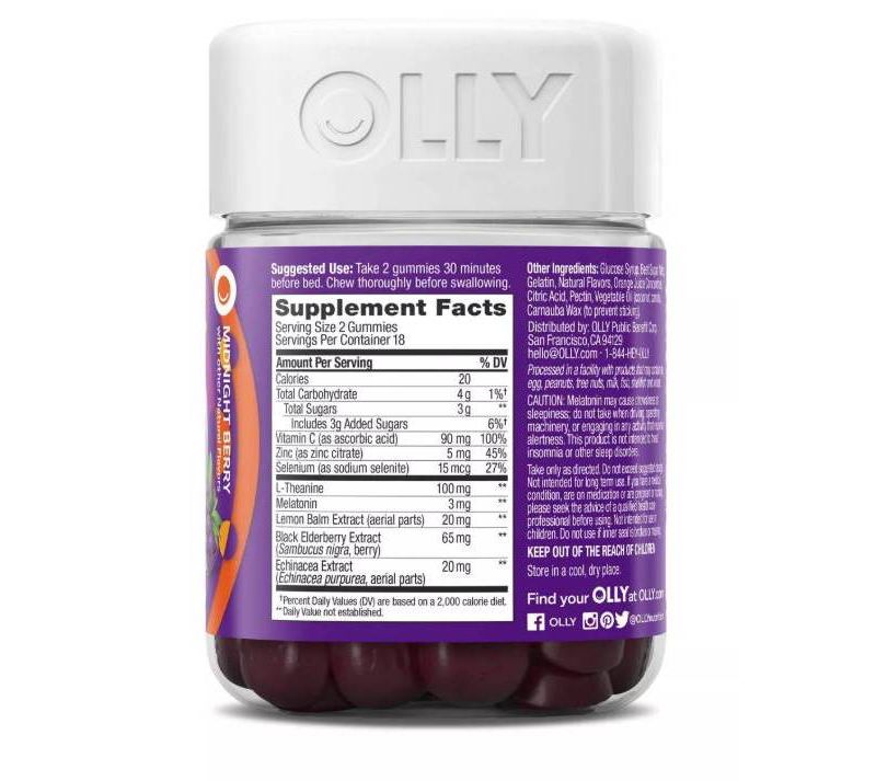 Olly Kids Immunity, Active Immunity and Immunity Sleep Gummy Vitamin Bundle
