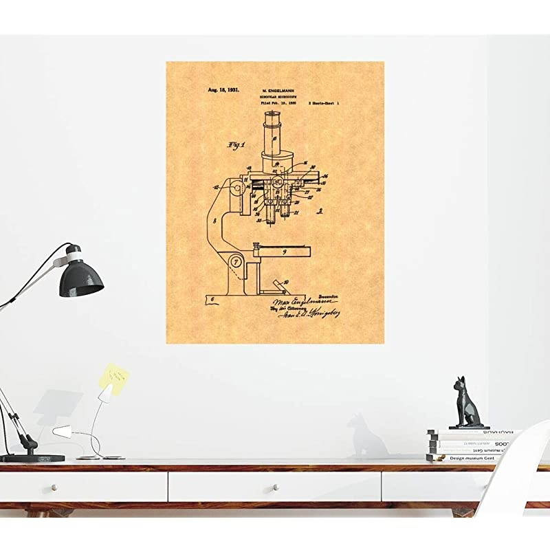 Microscope Patent Print 85 x 11 M12433