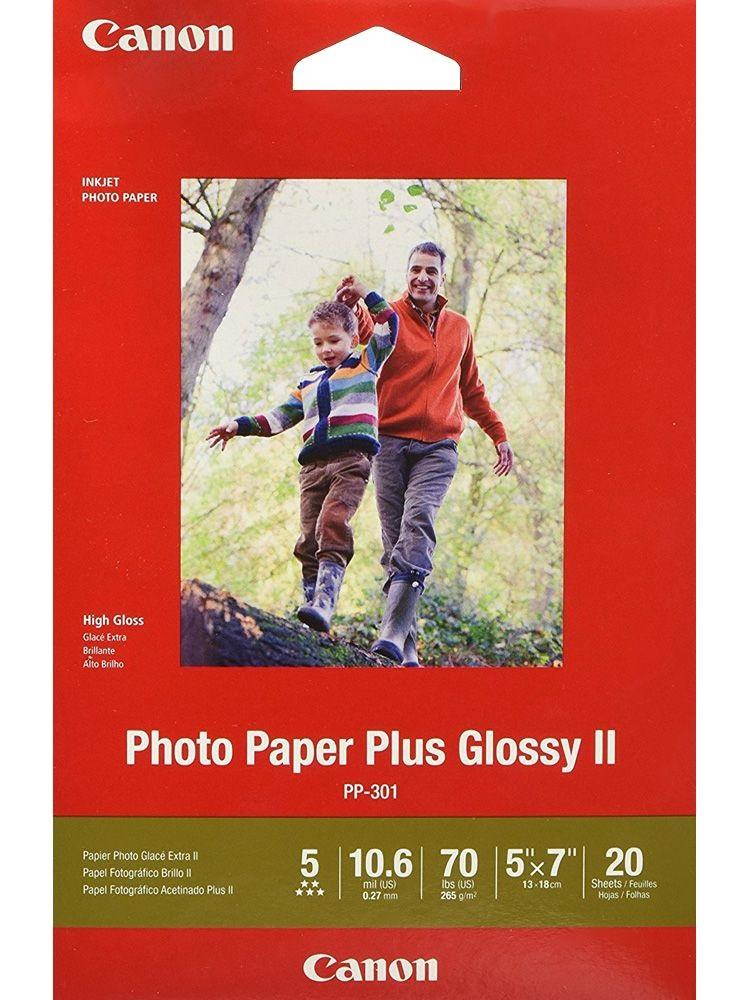 Canon PP-301 Glossy Photo Paper (5x7"), 20 Sheets #1432C002