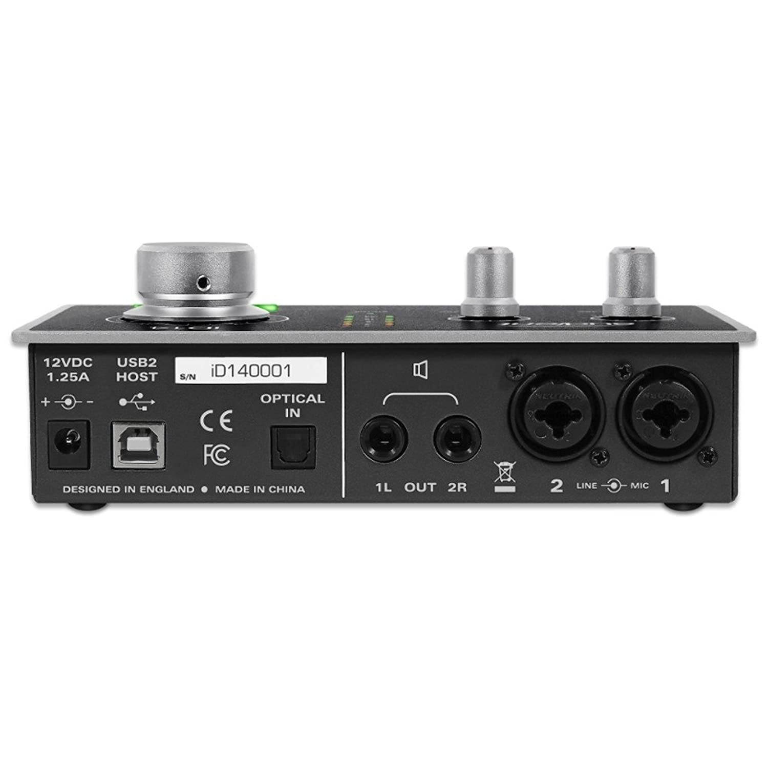 Audient ID14 High Performance USB Desktop Audio Interface with Audio Technica M20X Studio Headphones