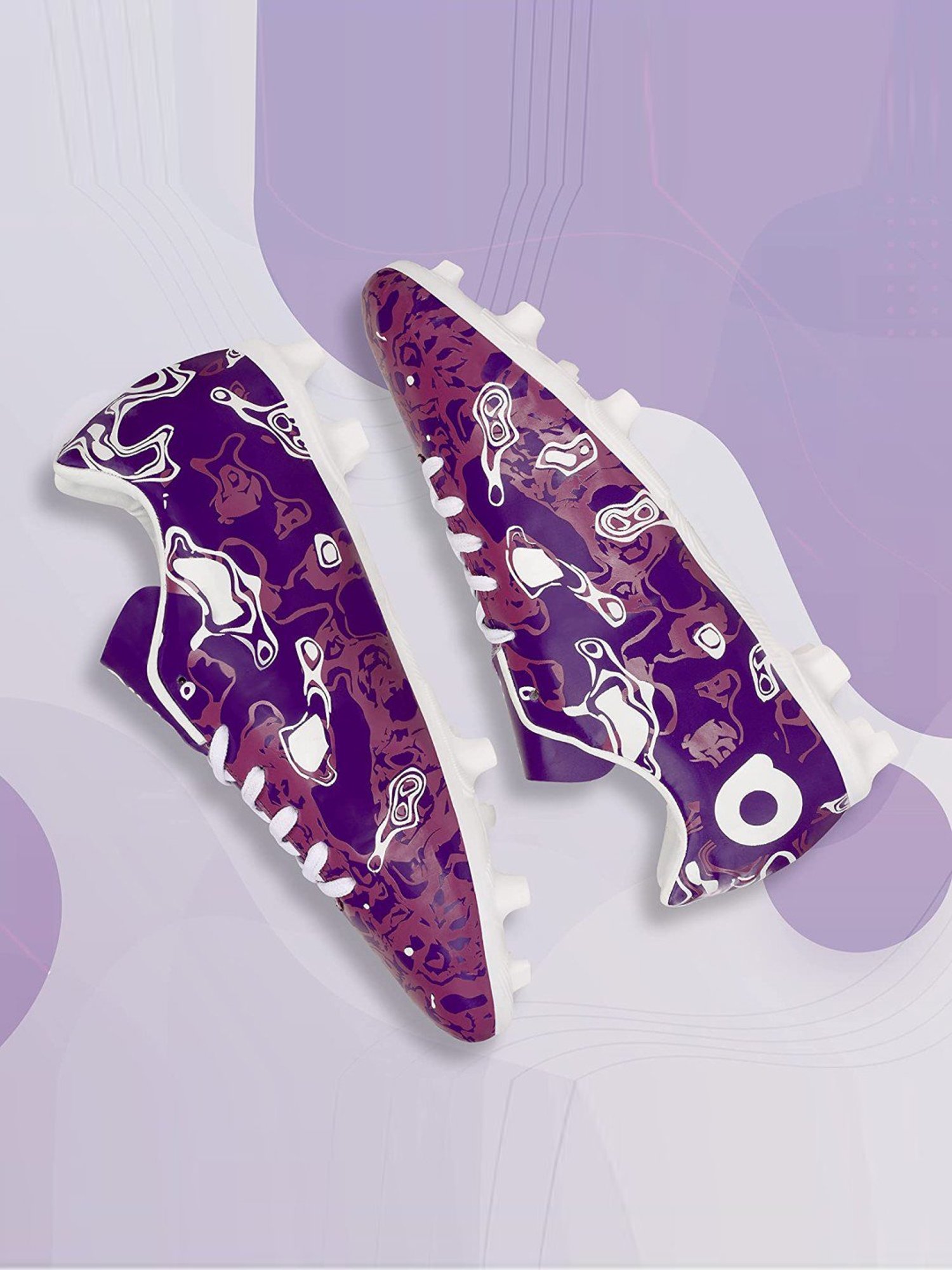 AIVIN Men's League Purple Football Shoes