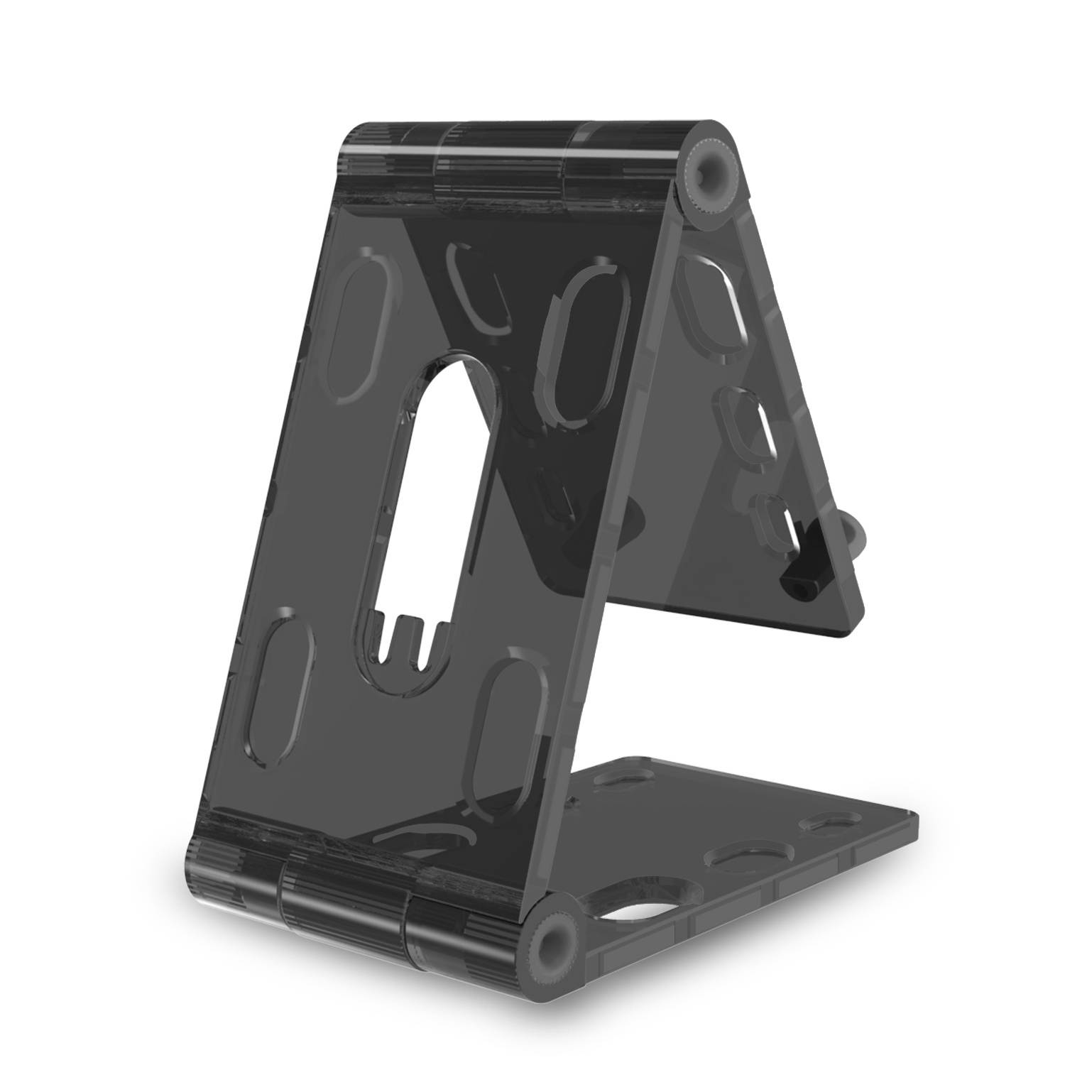 Adjustable Multi-Angle Desk Desktop Holder Stand Adjustable Pad Phone Holder Stand For Cell Phone(Black)