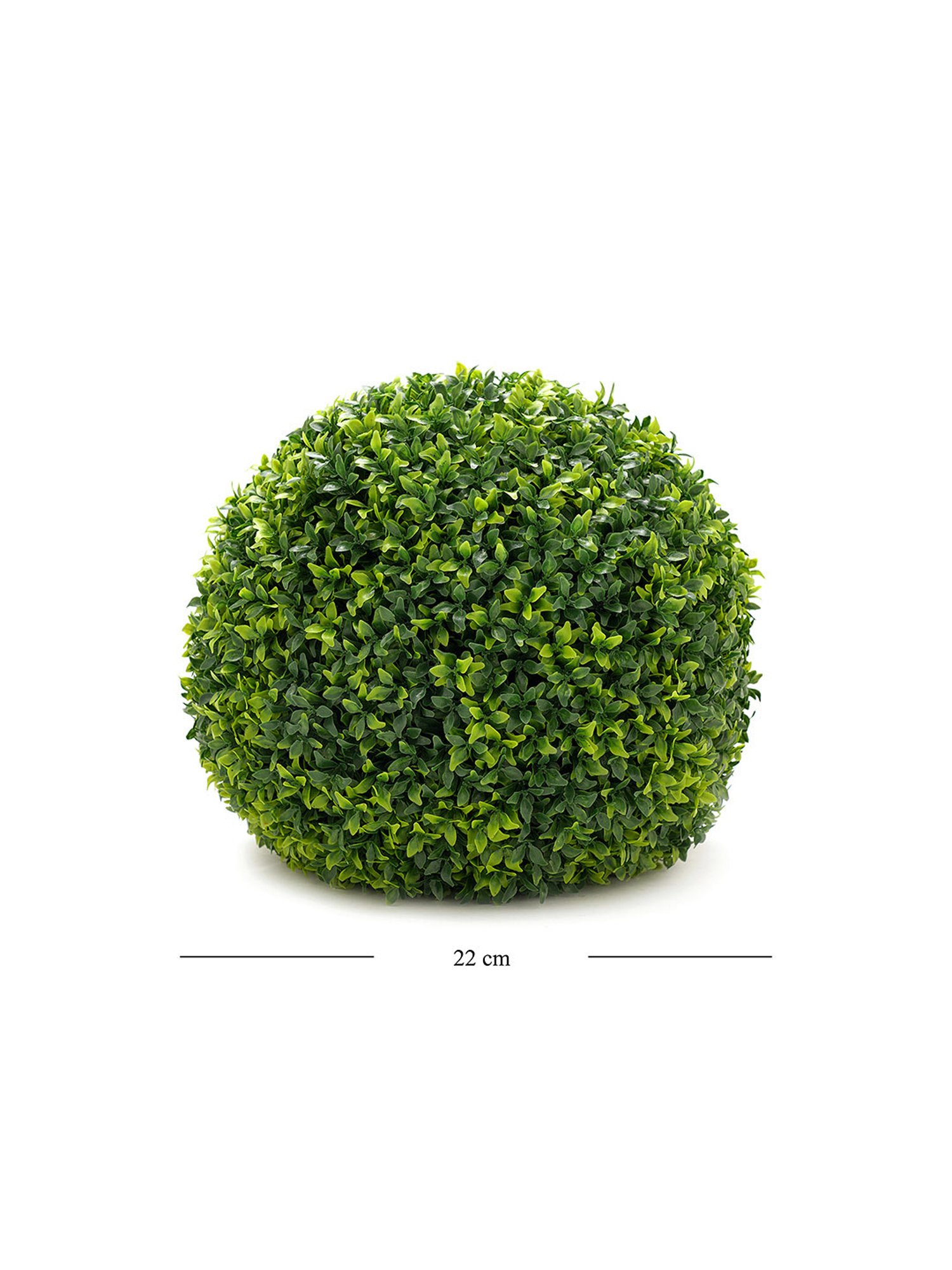 Pure Home and Living Green Plastic Textured Grass Balls