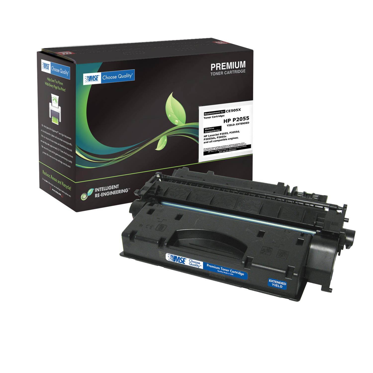 MSE Compatible 02-21-05162 Toner Cartridge (6500 Page Yield) - Equivalent to HP CE505X