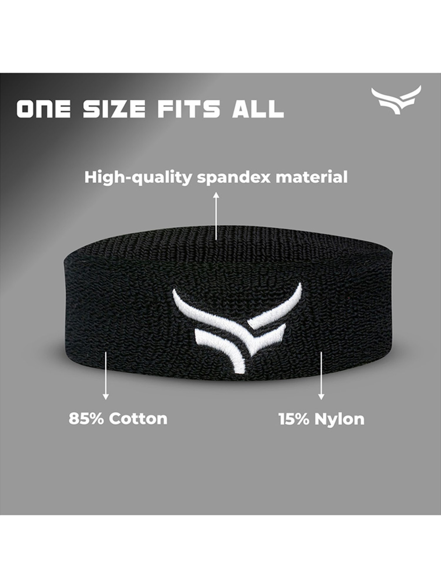 Xtrim Unisex Head Band (Black) Size - Free Size