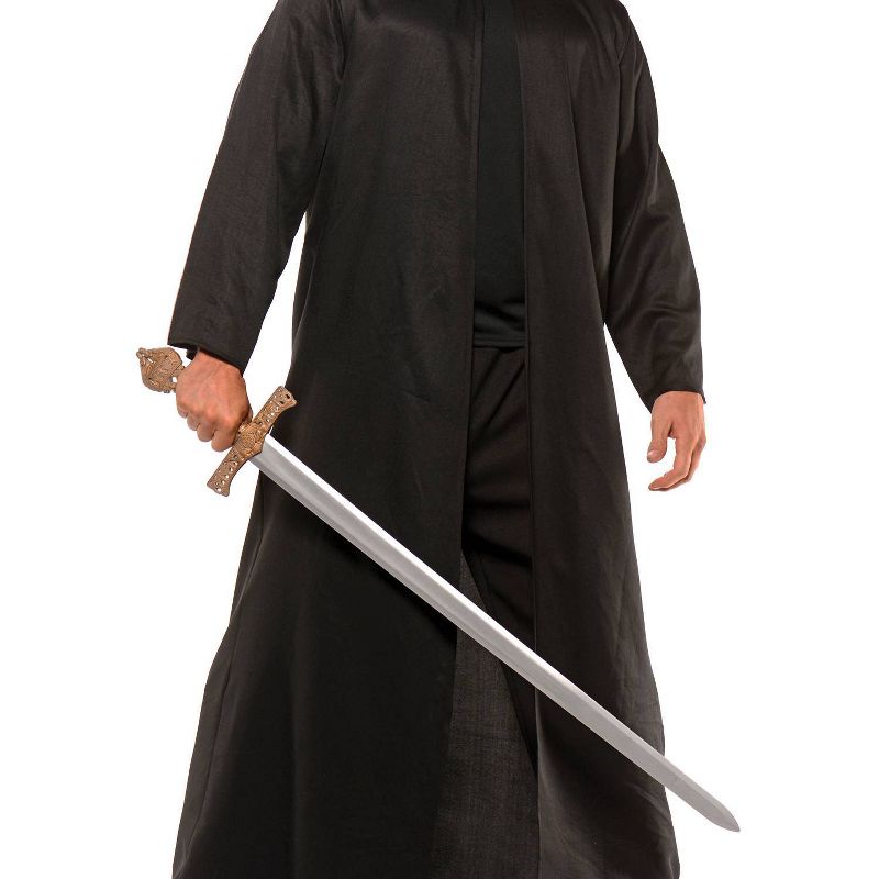 Adult Faux Leather Cloak Halloween Costume One Size