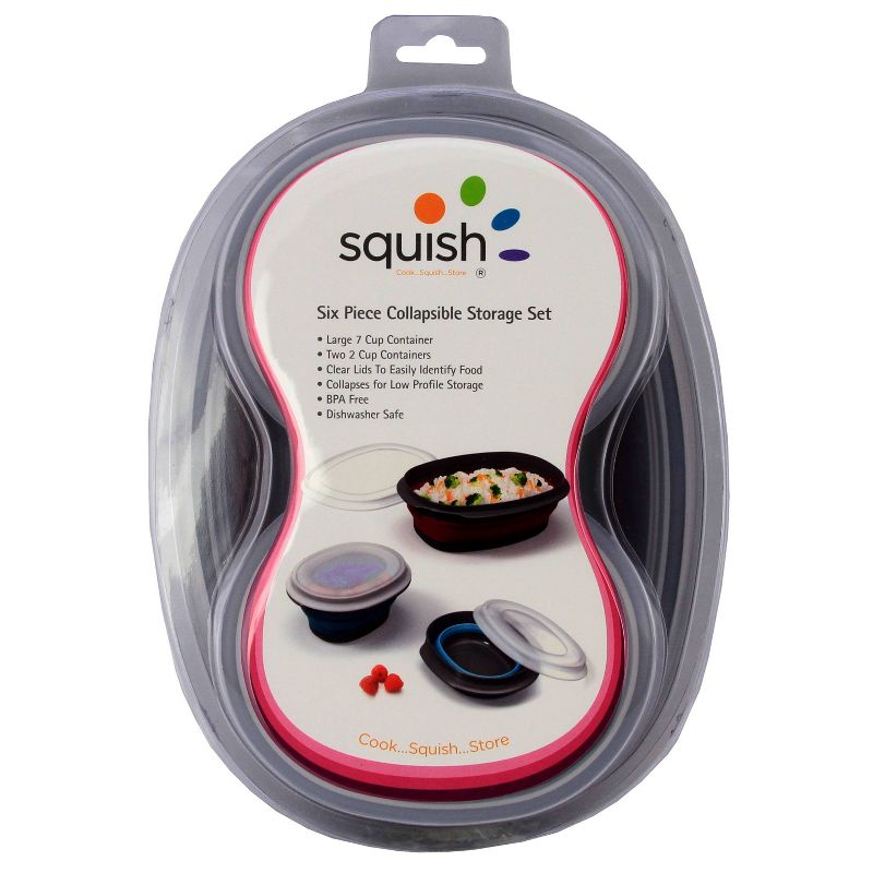 Squish 3pk Collapsible Storage Container
