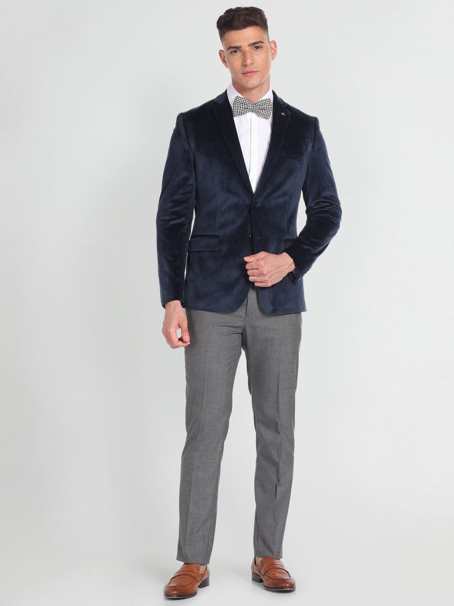 Arrow Blue Regular Fit Blazer