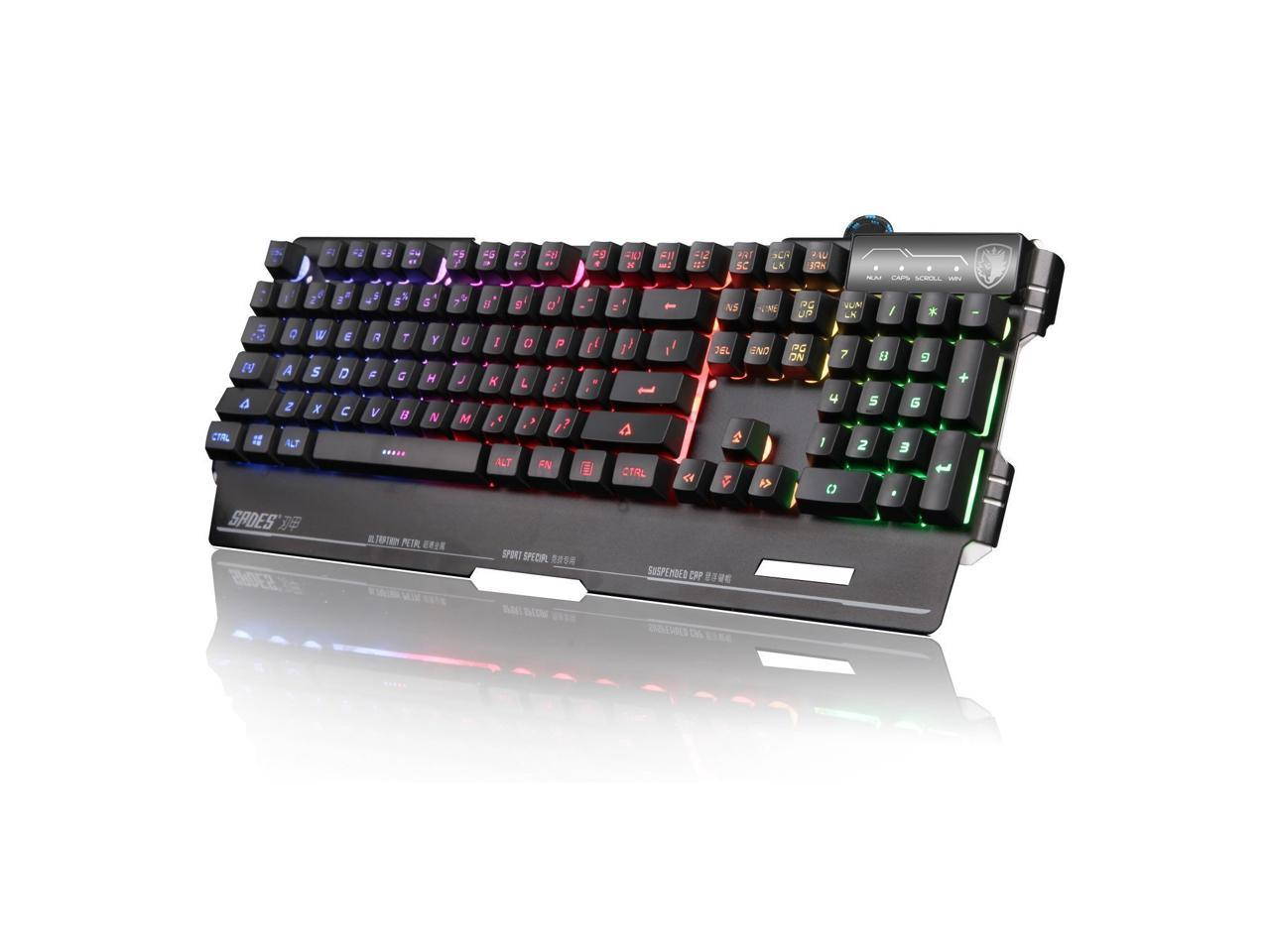 Wireless Keyboard and Mouse Combo, 2.4G Cute Round Mute Keyboard Mouse Set for Laptop, Computer, Mac (Mixed Color)