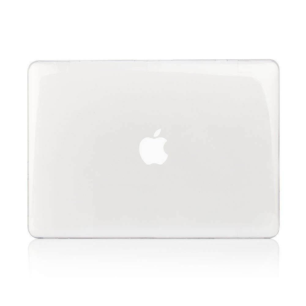 MacBook Pro 15 Case 2011/2010/2009 Release A1286, Ruban Hard Case Shell Cover and Keyboard Skin Cover for Apple MacBook Pro 15 Inch with CD-ROM - Crystal Clear