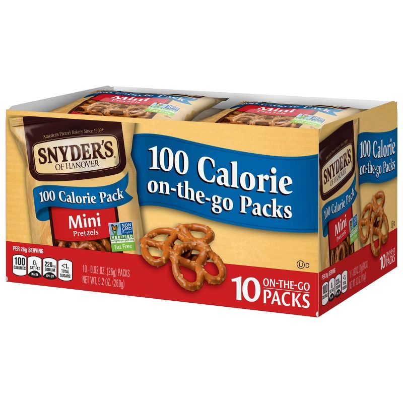 Snyder's Of Hanover 100 Calorie Pretzels - Mini - 10pks