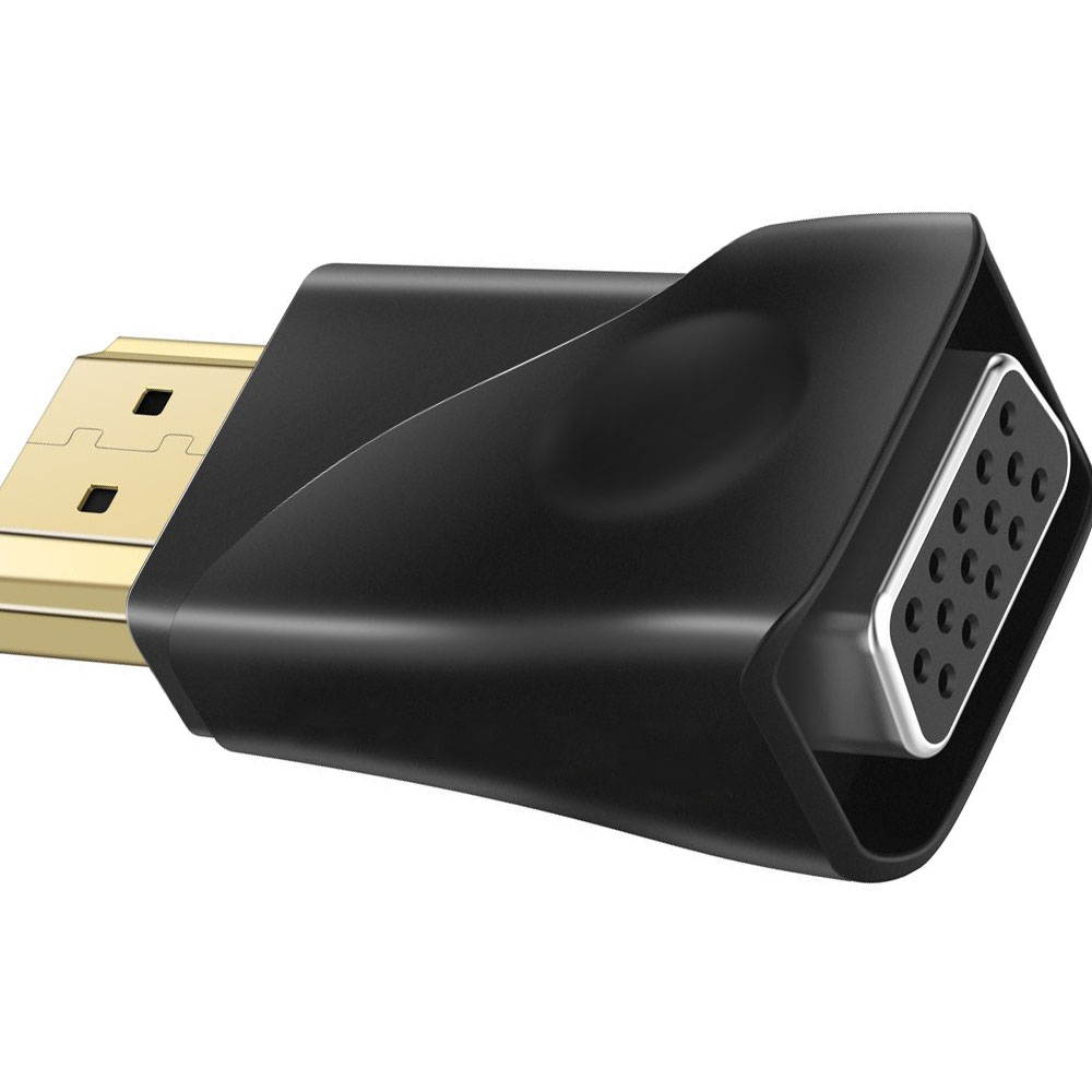 Aigrous HDMI to VGA Adapter Converter Gold-Plated for PC, Laptop, DVD, Desktop and Other HDMI Input Devices