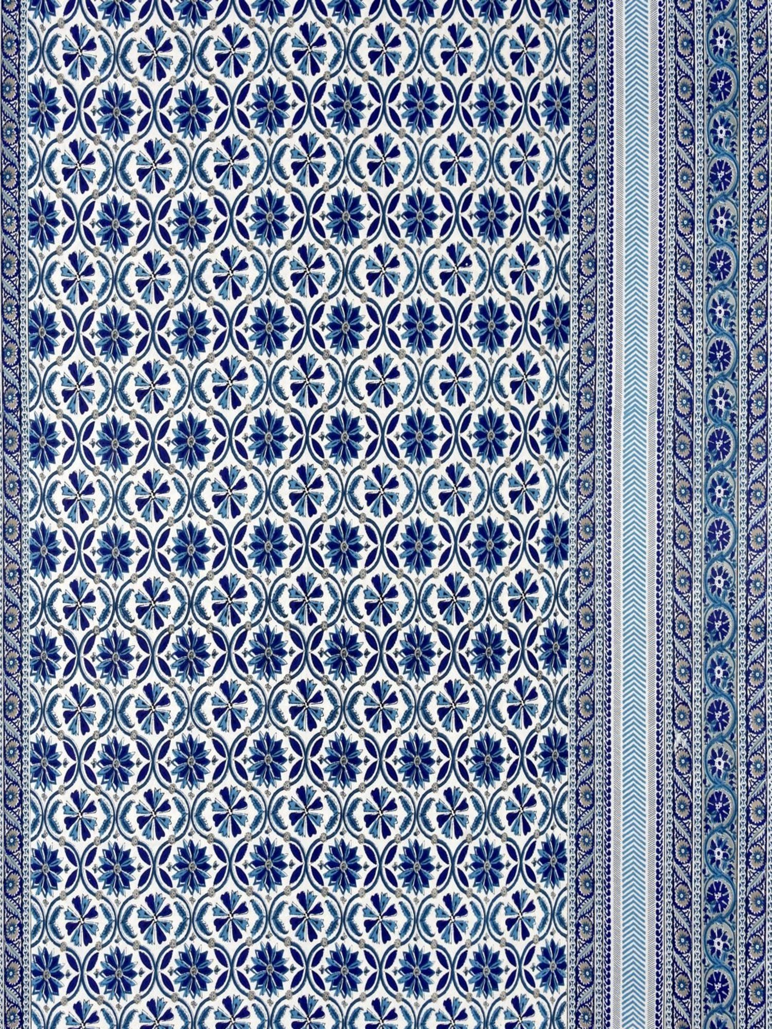 Living Roots Multicolor Jaipuri Printed Cotton Bed Sheet with 2 Pillow Cover