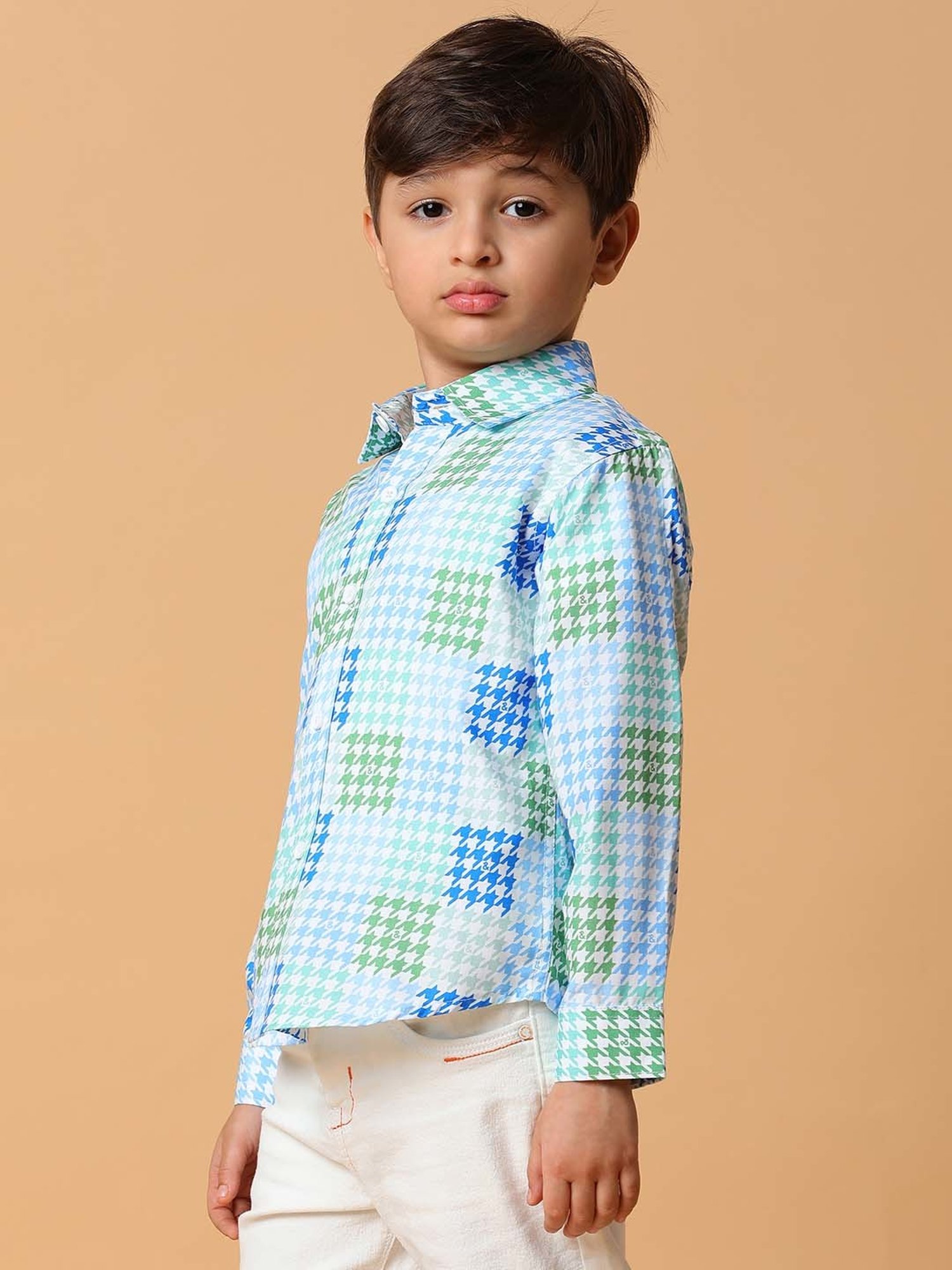 Tales & Stories Kids Multicolor Printed Full Sleeves Shirt