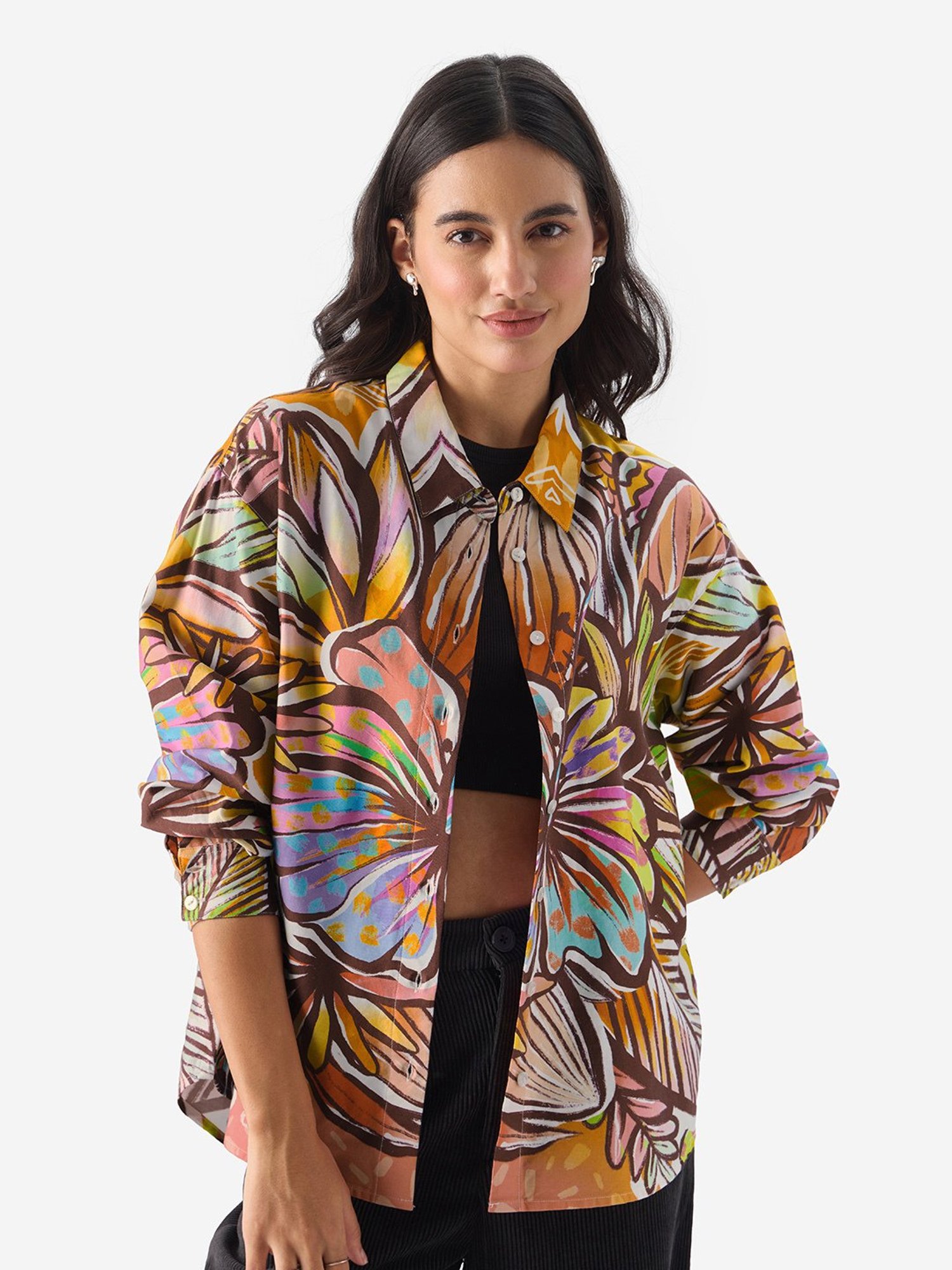 Nino Bambino Multicolor Printed Long Shirt