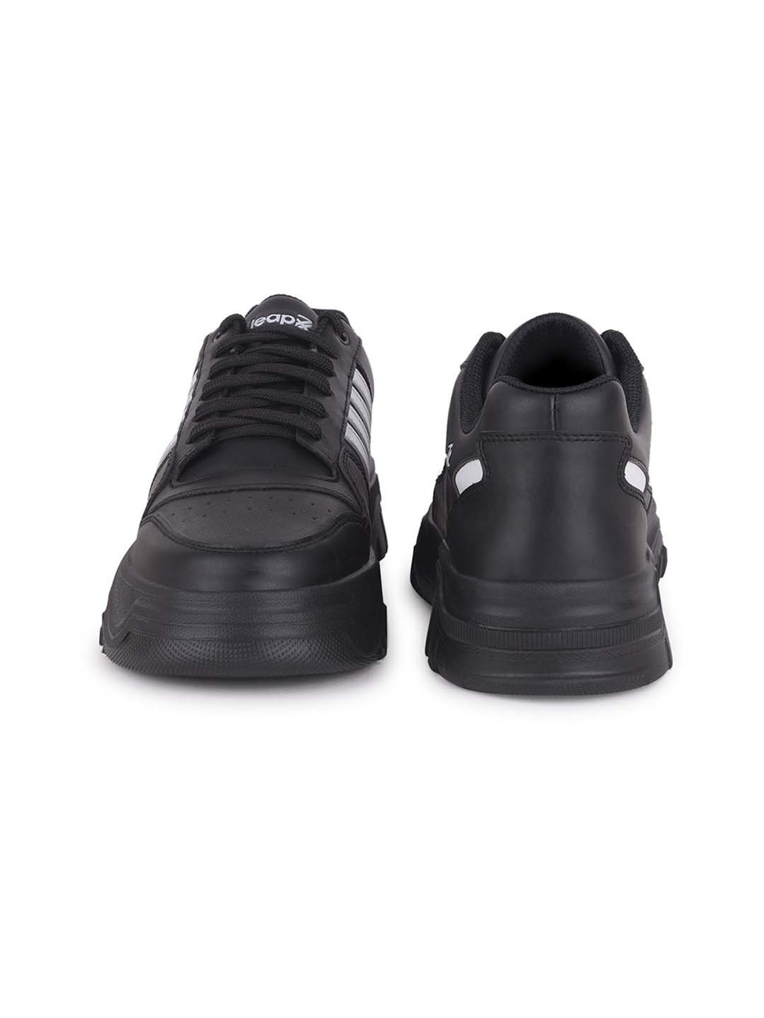 Leap7X by Liberty Men's Black Casual Sneakers