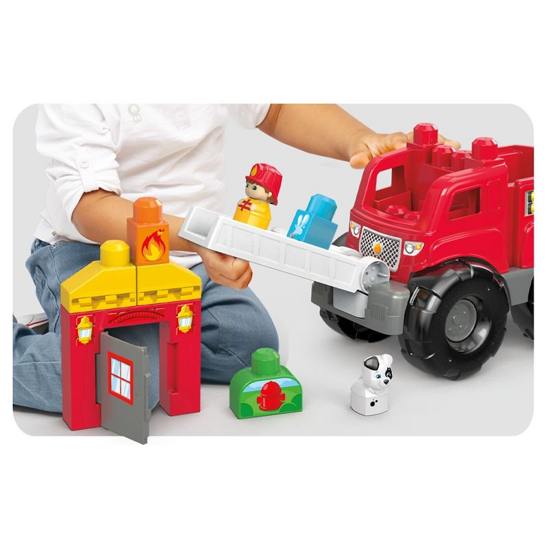 Mega Bloks Fire Truck Rescue Building Set