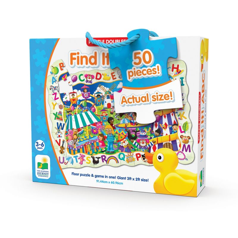 The Learning Journey Puzzle Doubles Find It! ABC 50 pieces