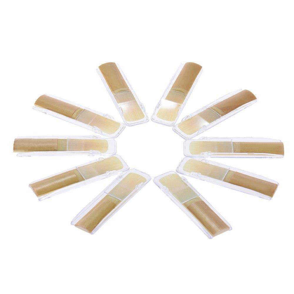 Classic Eb Alto Saxophone Sax Reeds Strength 2.0 for Beginners, 10pcs/ Box