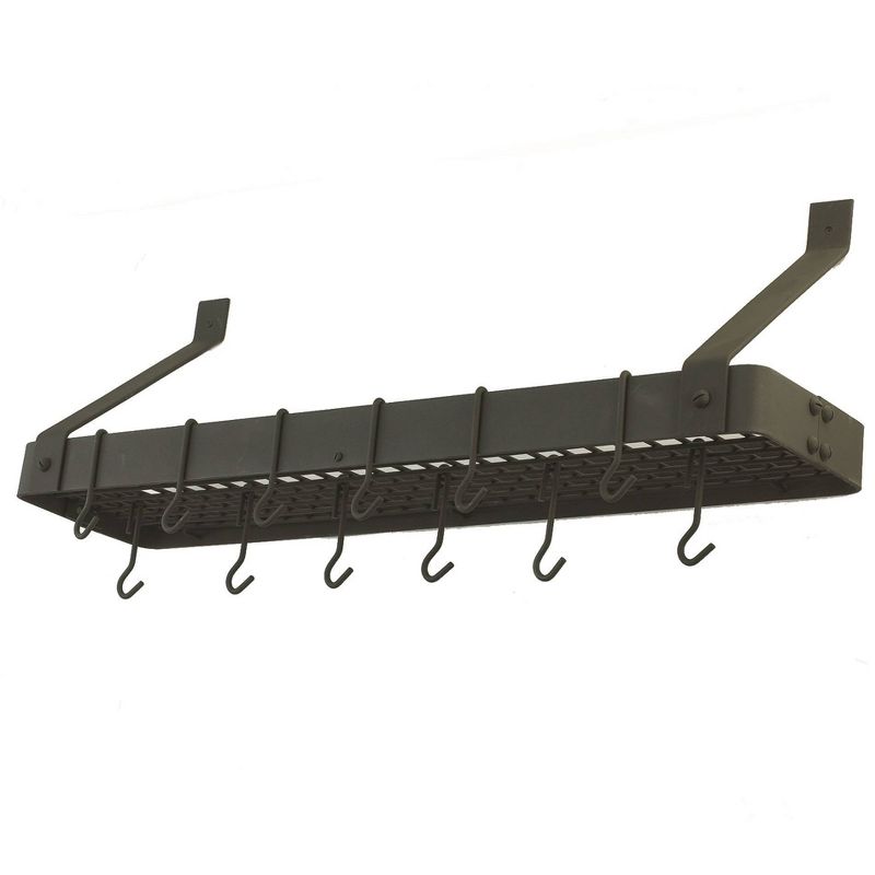 Range Kleen Pot Rack Bookshelf - Stainless Steel