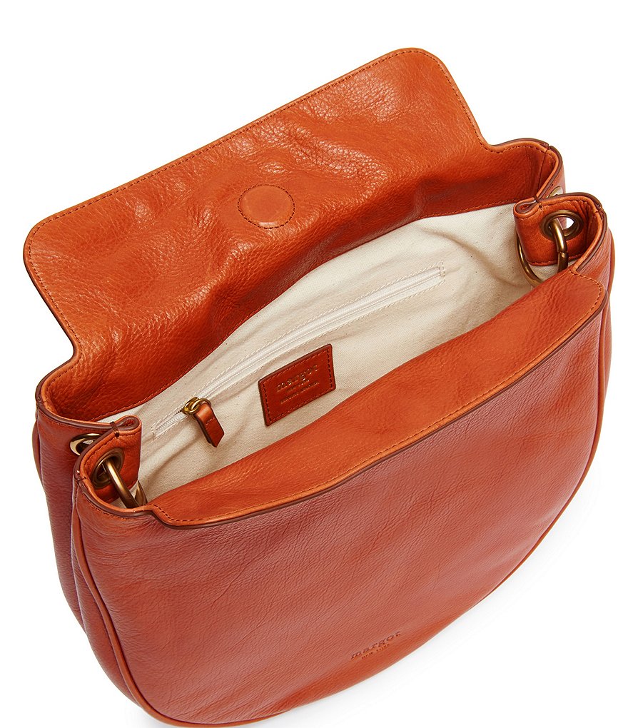 Margot Jace Leather Hobo Crossbody Bag