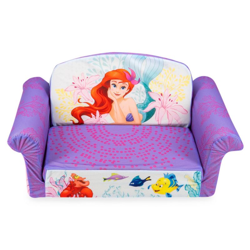 Marshmallow Furniture Ariel Kids' 2-in-1 Flip Open Foam Sofa