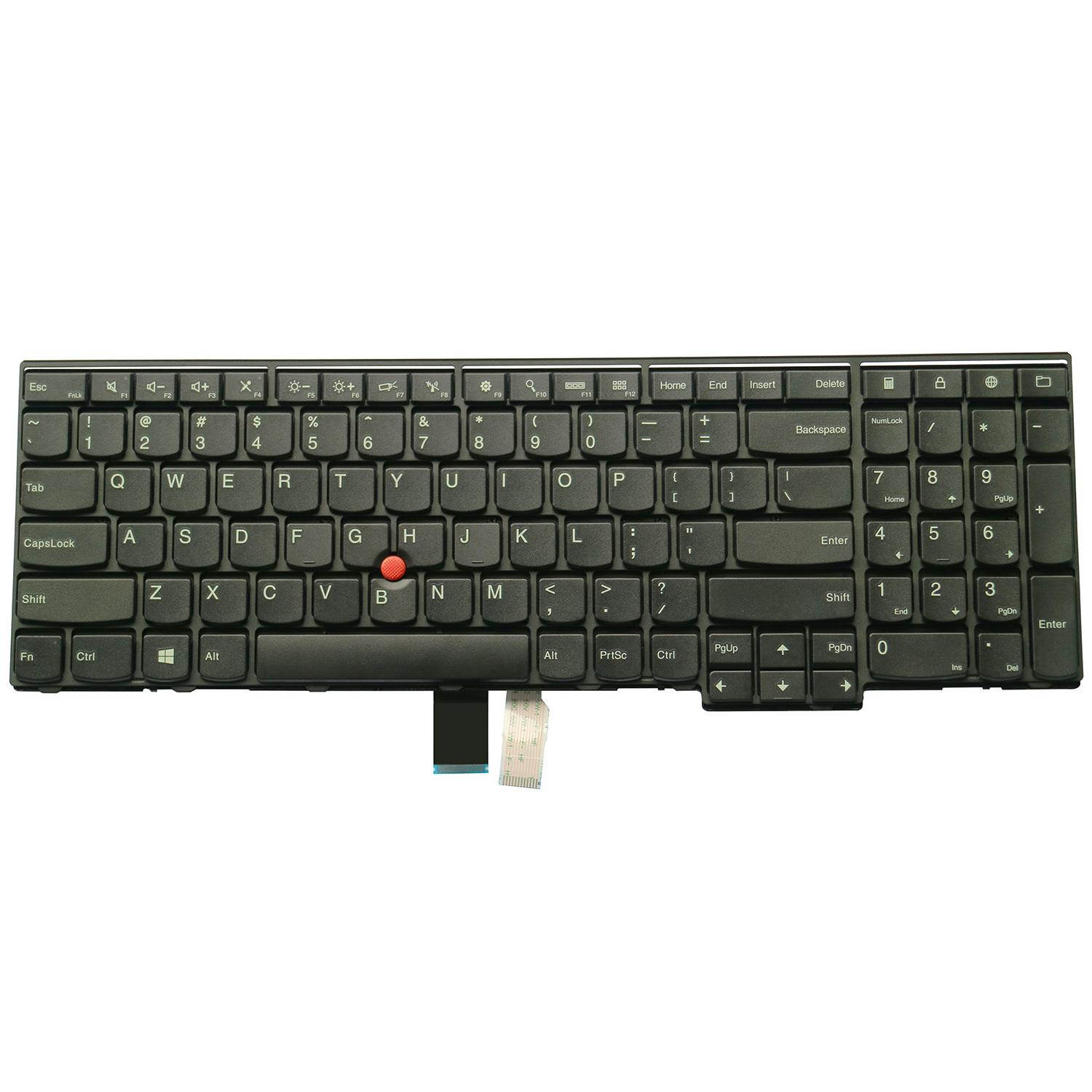 AUTENS Replacement US Keyboard for Lenovo ThinkPad E531 E540 Laptop No Backlight (4 Fixing Screws)