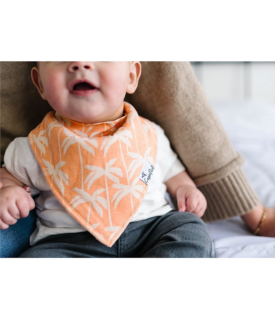 Copper Pearl Baby Boys Bruno Bandana Bibs 4-Pack