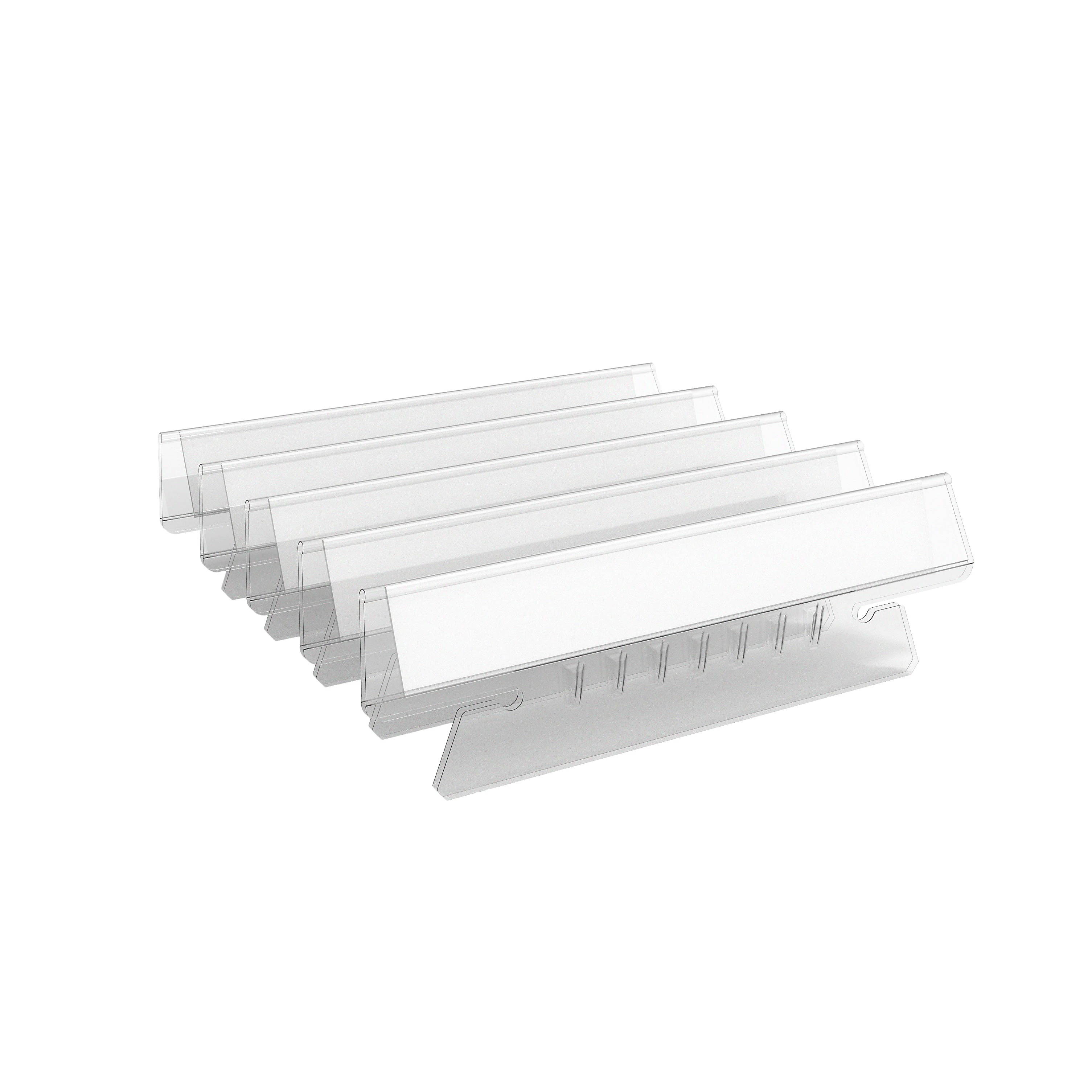 MyOfficeInnovations Plastic Tabs 3-1/2" x 5/8" Clear 50/Pack (10986) 380431