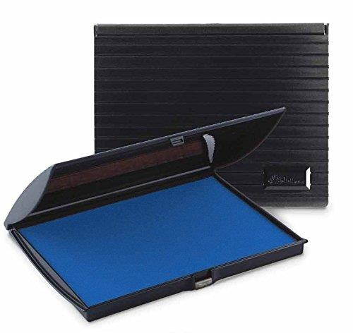 Infusion 5" x 7" Large Stamp Ink Pad for Rubber Stamps, Your Go To Large Stamp Ink Pad for Bright Color, Even Coverage and Durability, Blue Stamp Pad
