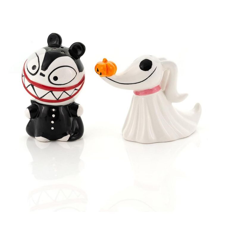 Seven20 Nightmare Before Christmas Scary Teddy & Zero Ceramic Salt & Pepper Shakers