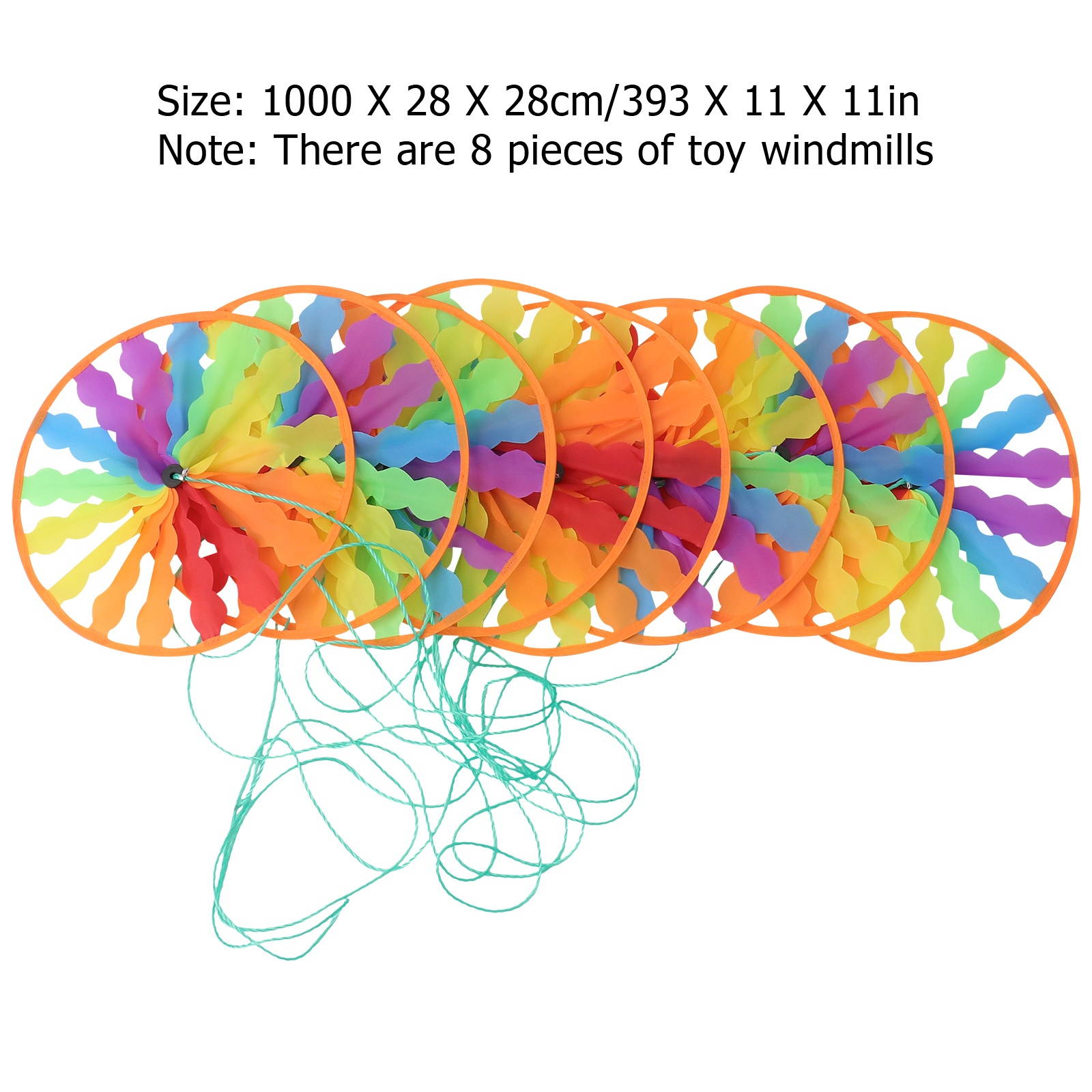 1 String of Yard Hanging Windmills Outdoor Windmills Garden Adornments for Yard Garden